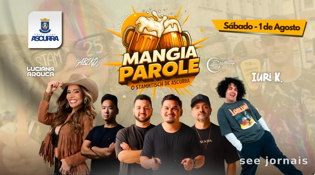 Ascurra realiza 16ª edição do Mangia Parole em 1º de agosto
