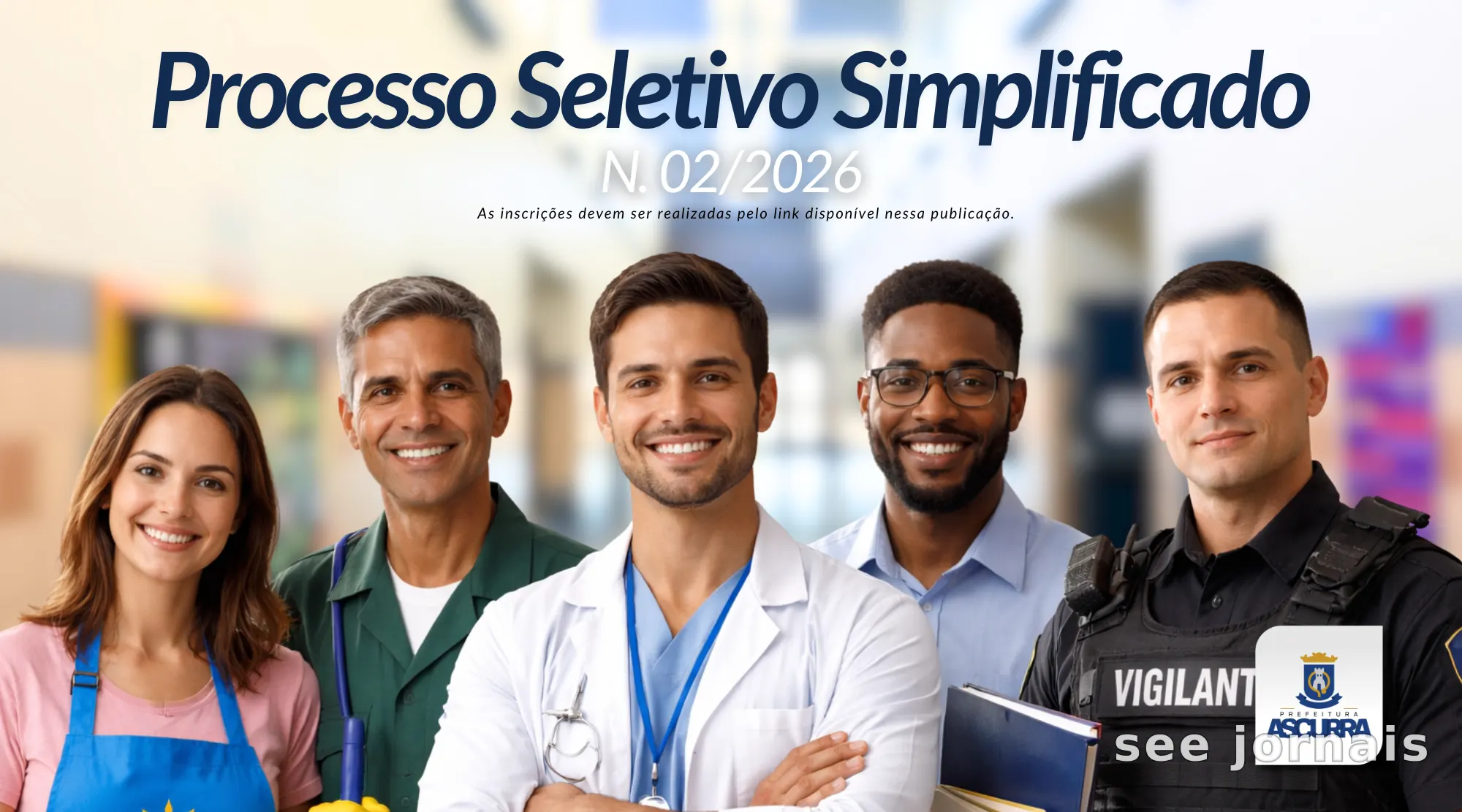 Ascurra divulga aviso sobre processo seletivo simplificado