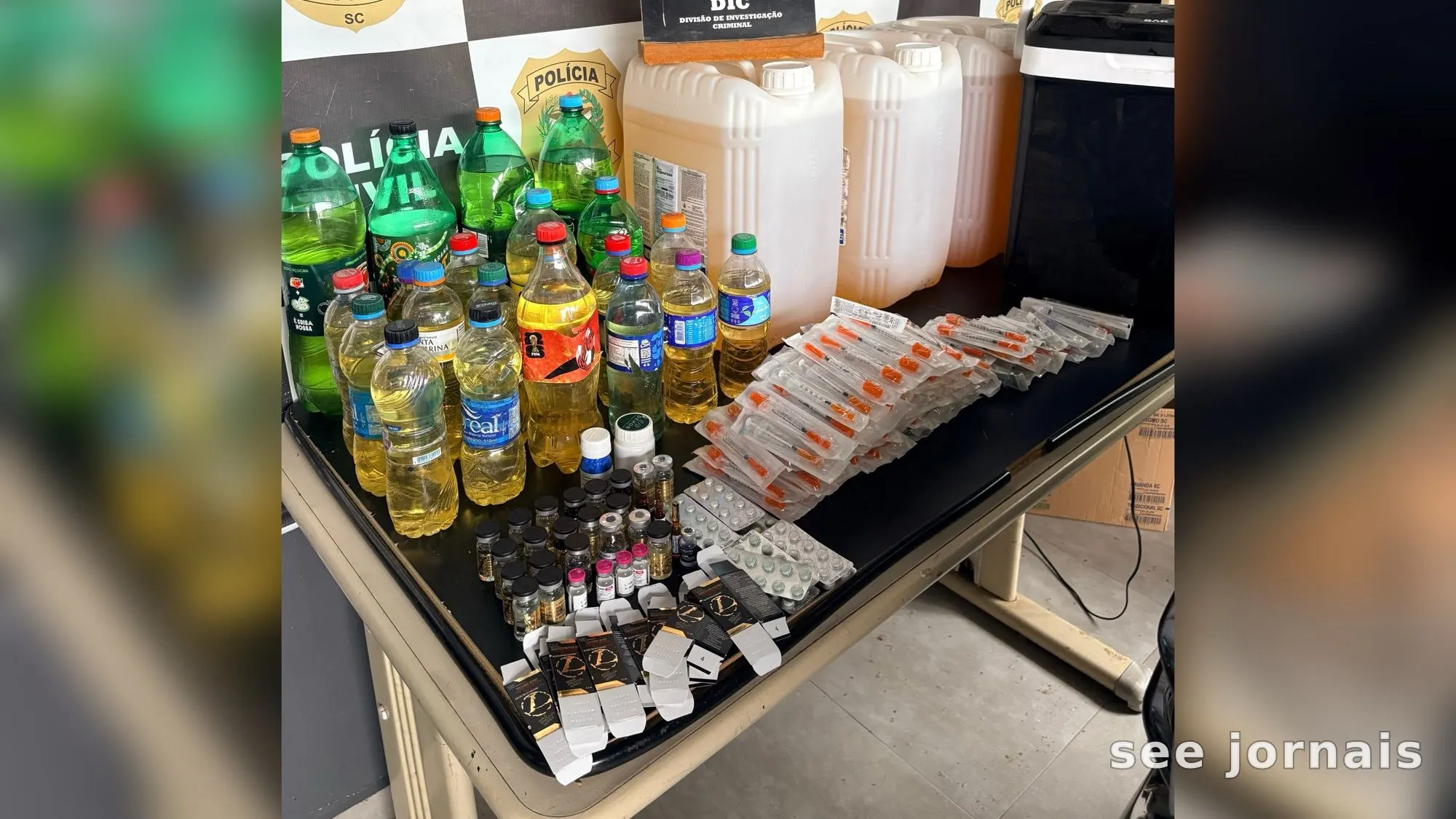 Homem é preso por vender agrotóxicos e anabolizantes ilegais em Indaial