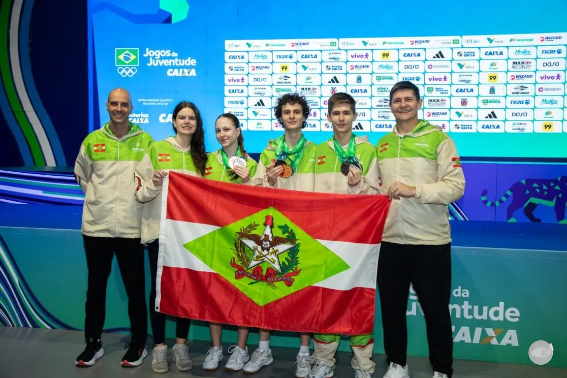 Atletas de Ibirama conquistam quatro medalhas no badminton dos Jogos da Juventude