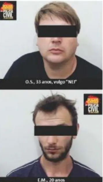 Dois presos por tráfico