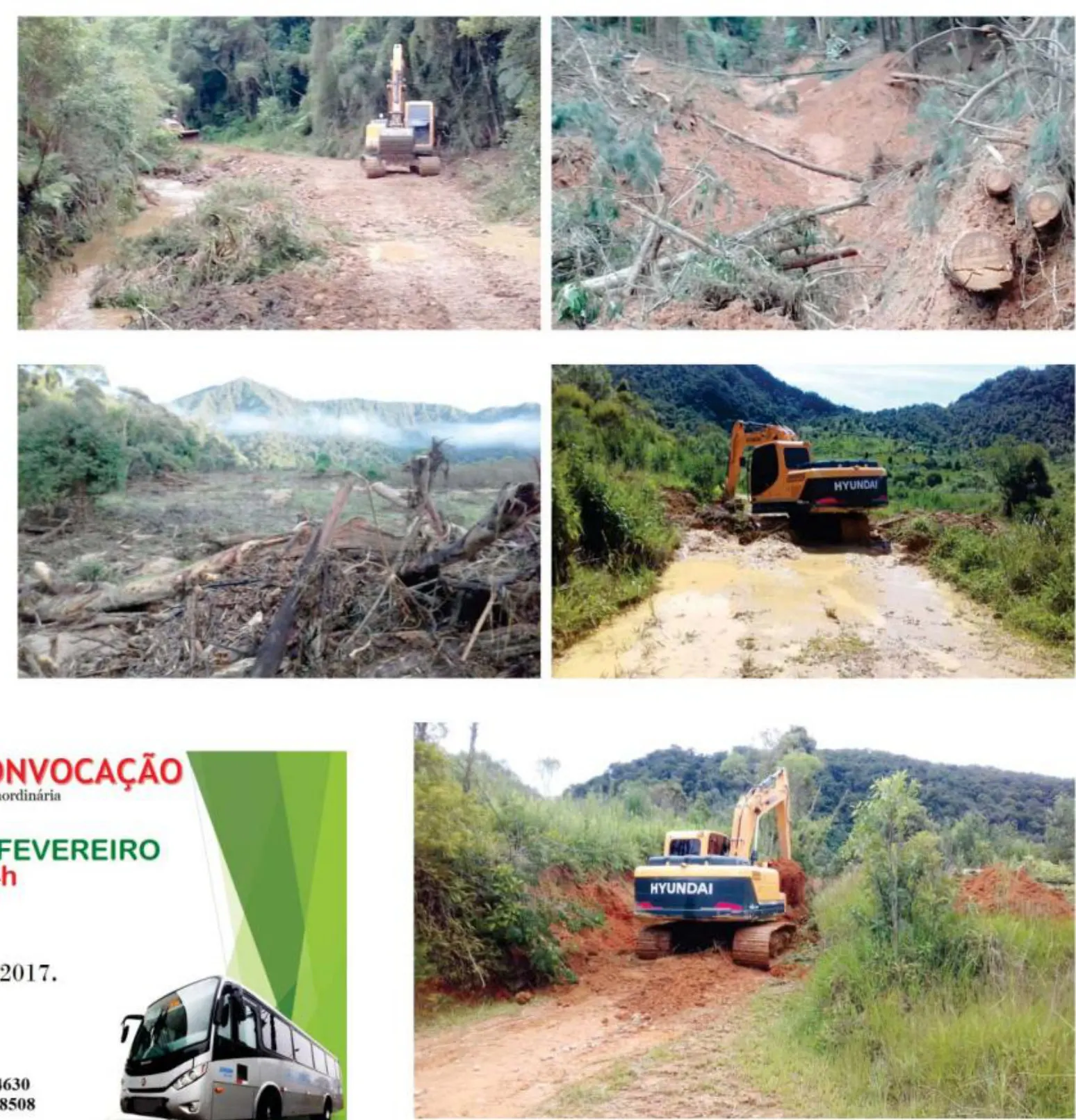 Secretaria de obras realiza recuperação da estrada que dá acesso ao Faxinal do Bepe