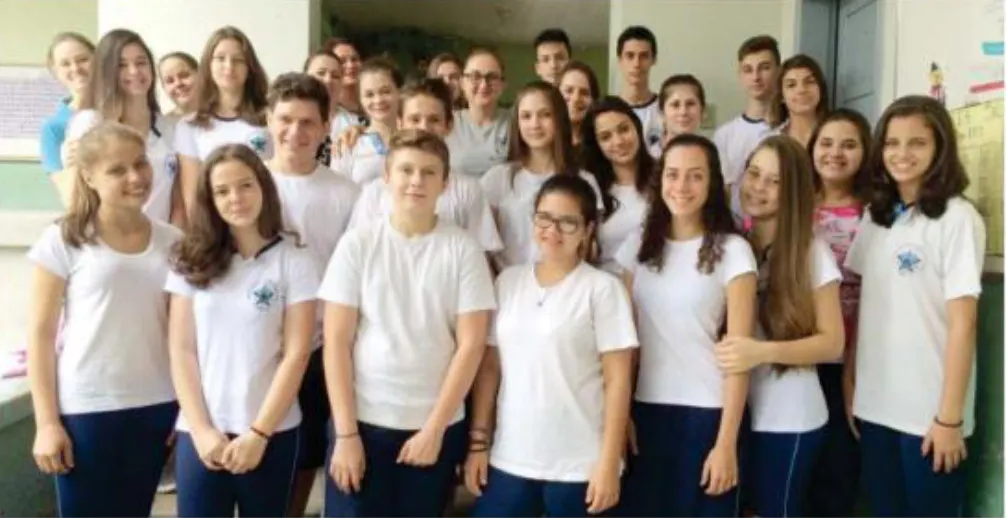 Milena é a presidente do Grêmio Estudantil da Escola São João Bosco