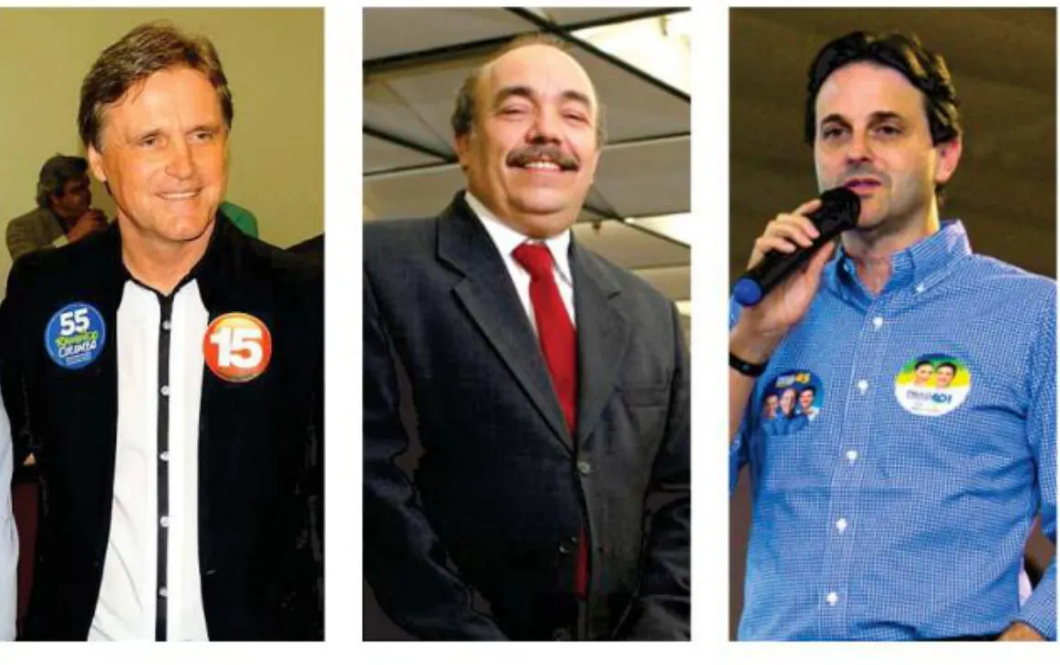 Principais bandeiras de cada um