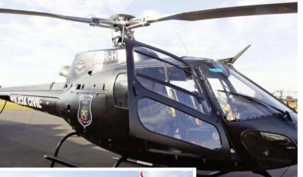 Governo entrega helicóptero e base para a polícia de fronteira