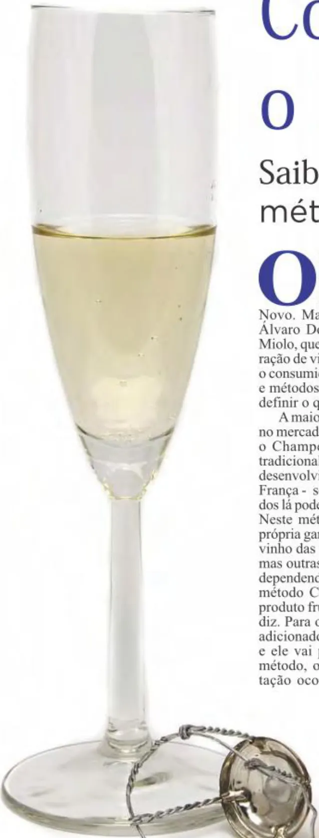 Como escolher o espumante