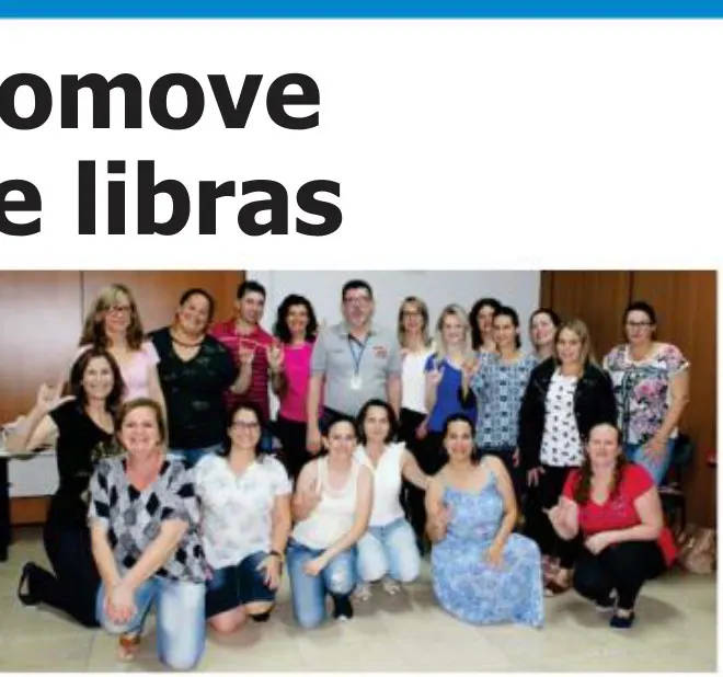 Regional de Ibirama promove oficina para professores de libras