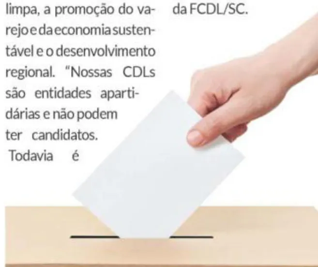 Cartilha orienta lojistas catarinenses nas eleições