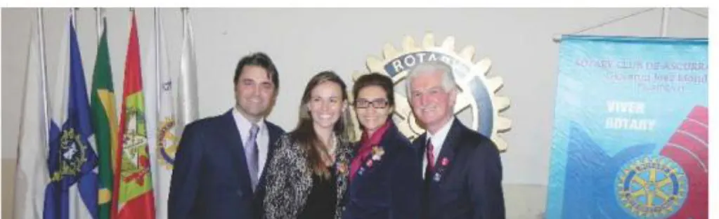 Governador do Rotary visita Ascurra