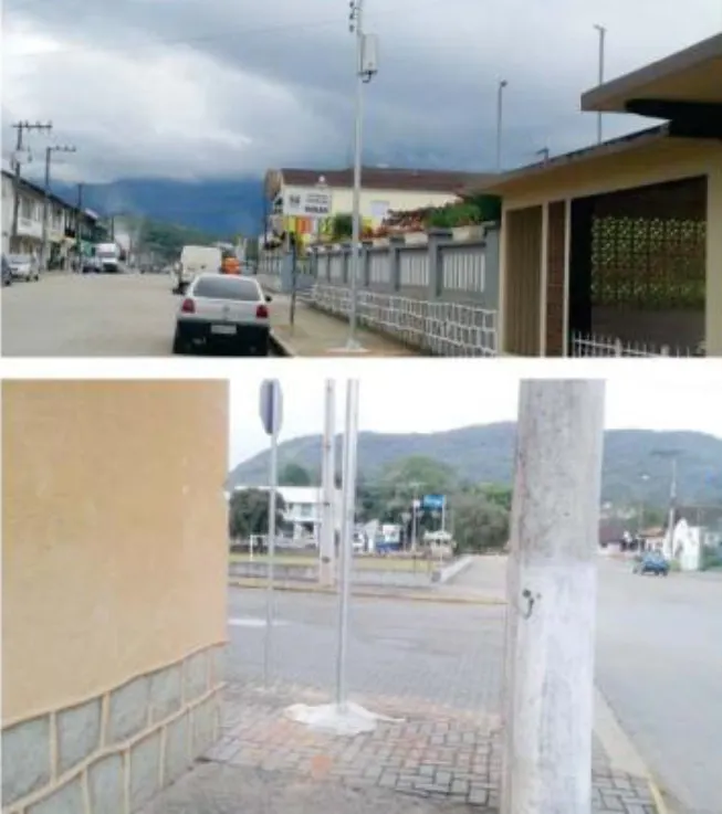 Tinha um poste no meio do caminho...
