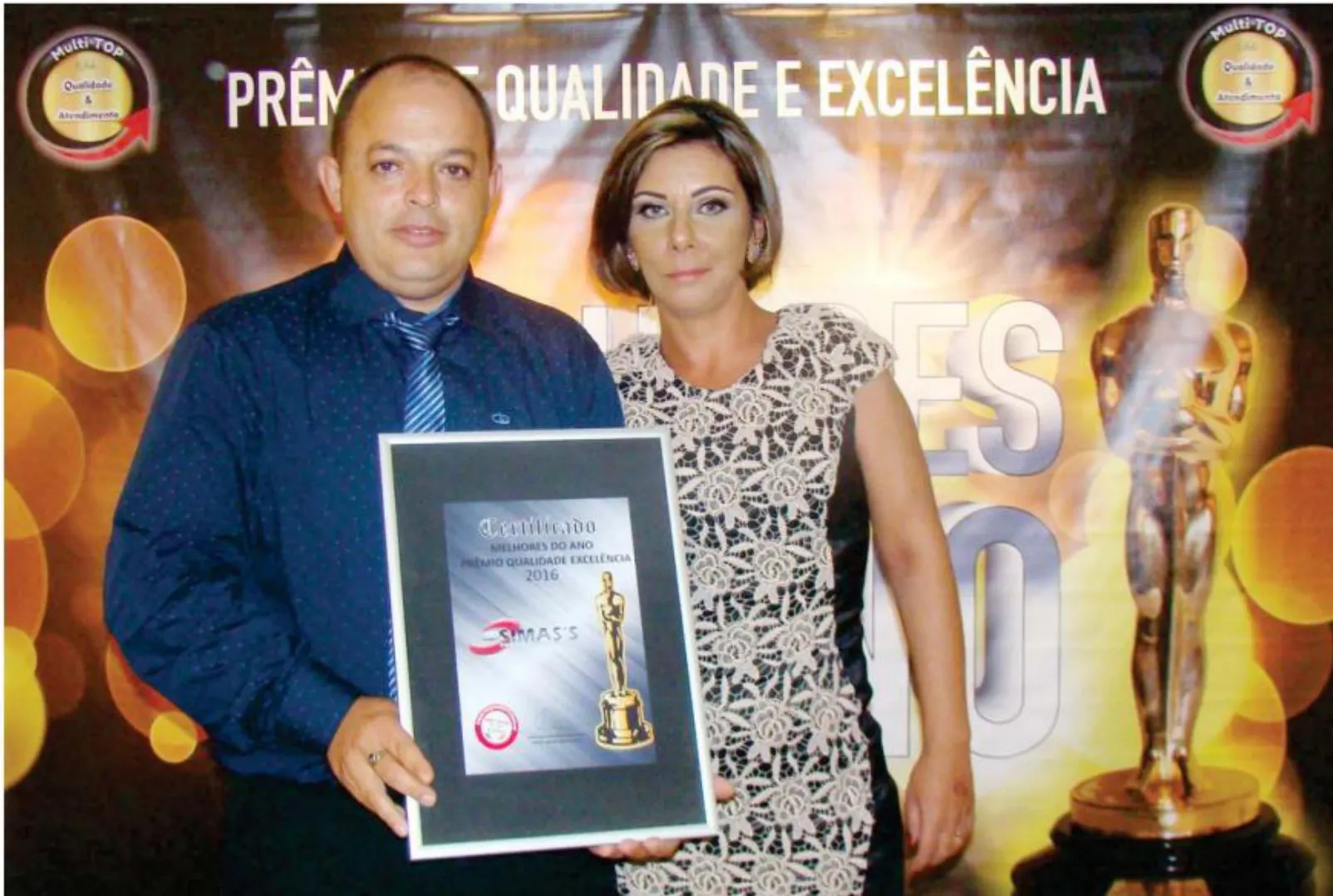 Simas's Cursos Profissionalizantes recebe Prêmio de Qualidade e Excelência 2016 do Estado de Santa Catarina