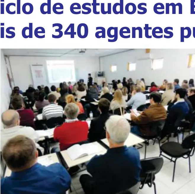 Etapa do ciclo de estudos em Blumenau recebe mais de 340 agentes públicos