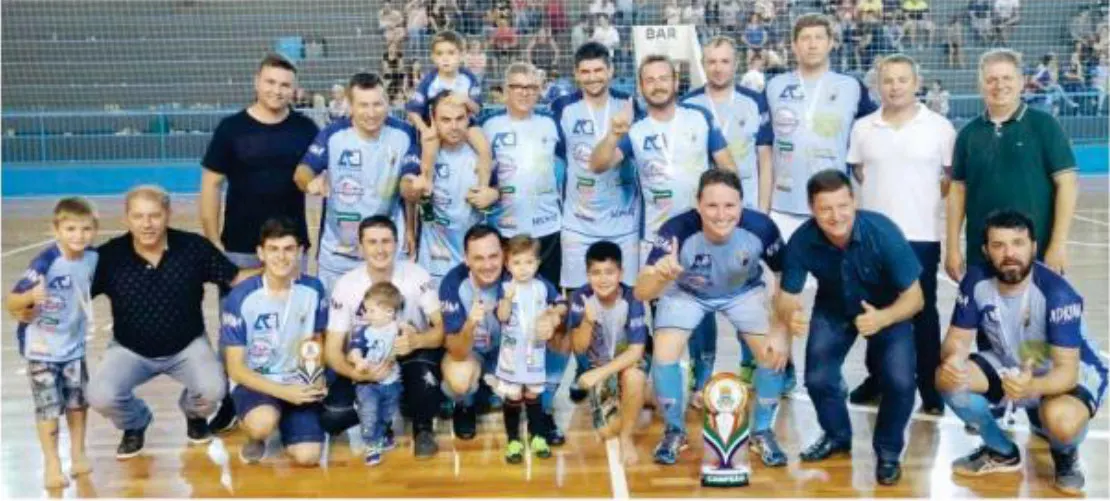 Tecnologia é campeã do Futsal Veteranos
