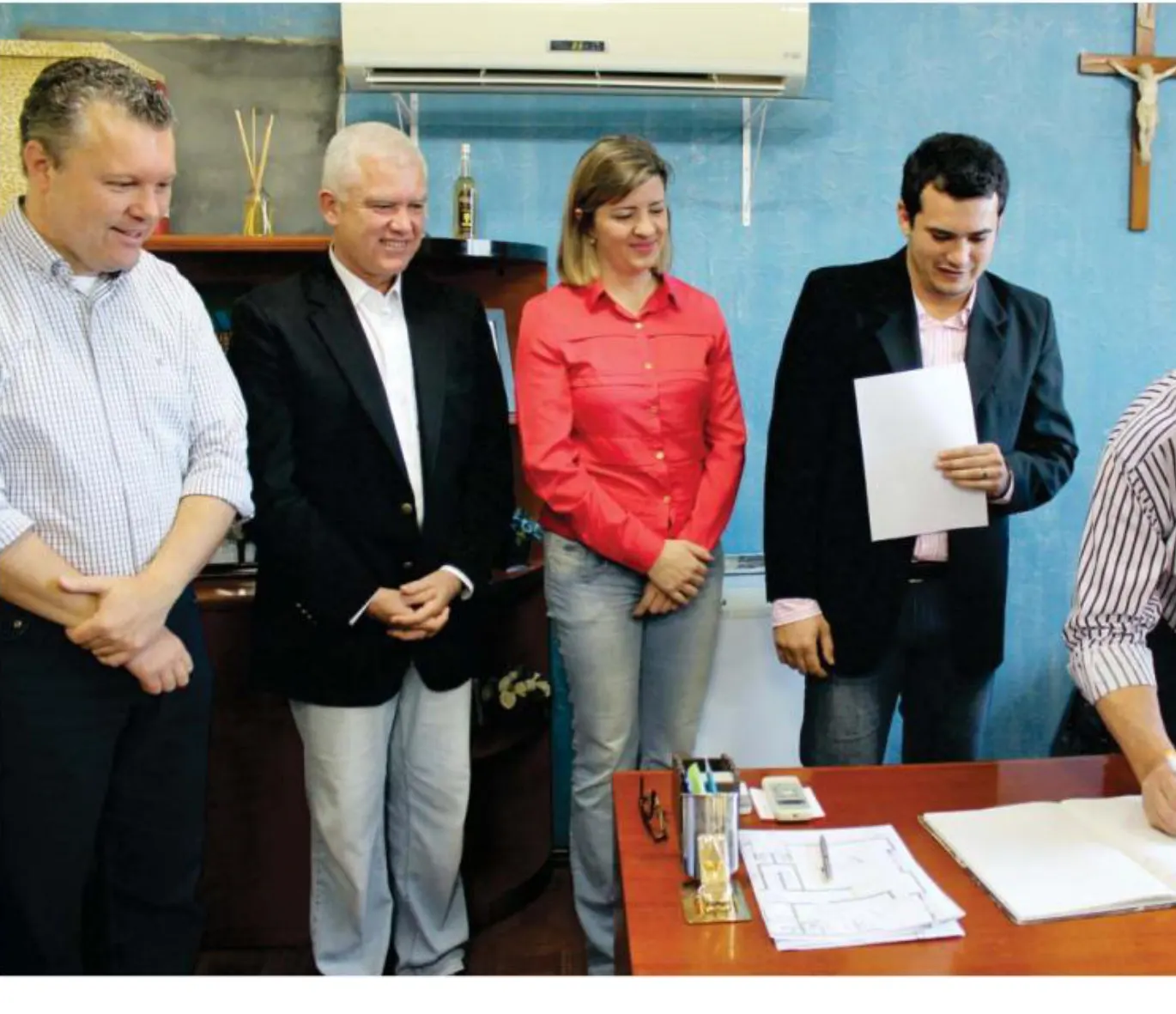 Marcelo assume a Prefeitura de Apiúna, interinamente, com grande prestigio