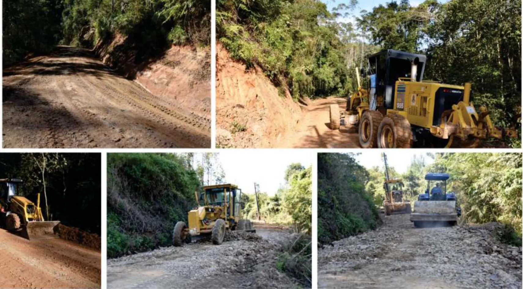 Secretaria de Transportes e Obras em ação