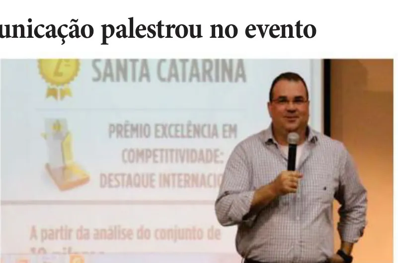 Secretário de Comunicação palestrou no evento
