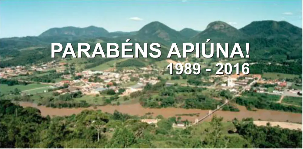 Parabéns Apiúna!