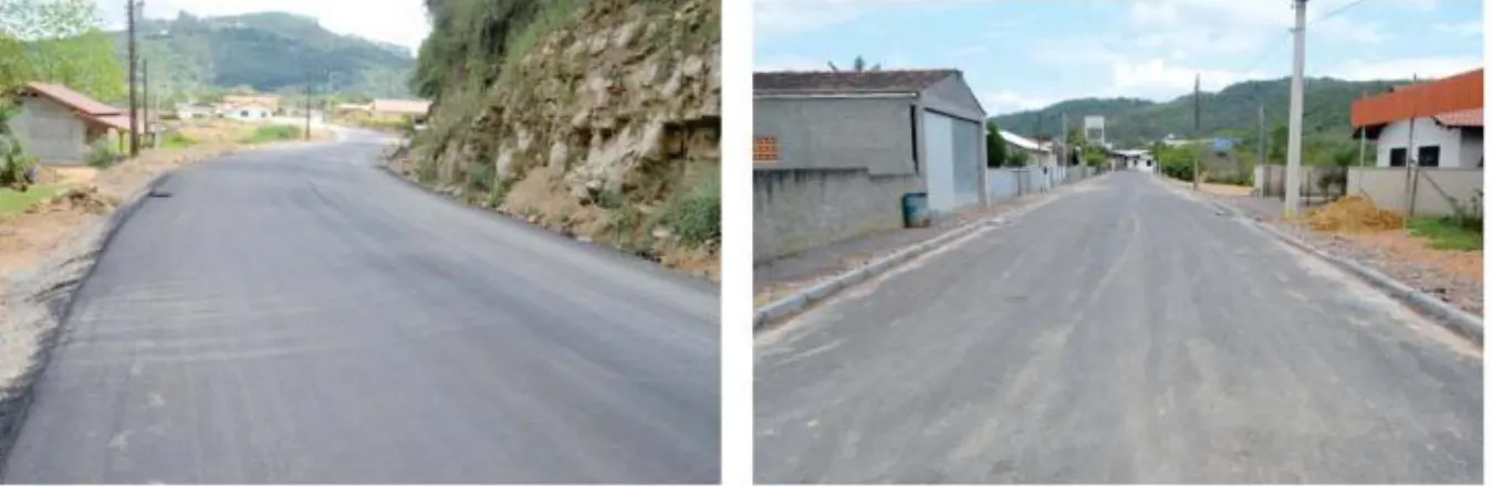 Mais duas ruas pavimentadas