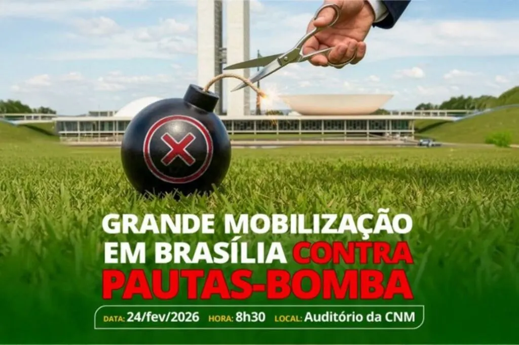 CNM convoca gestores para grande mobilização no dia 24 de fevereiro contra pautas-bombas