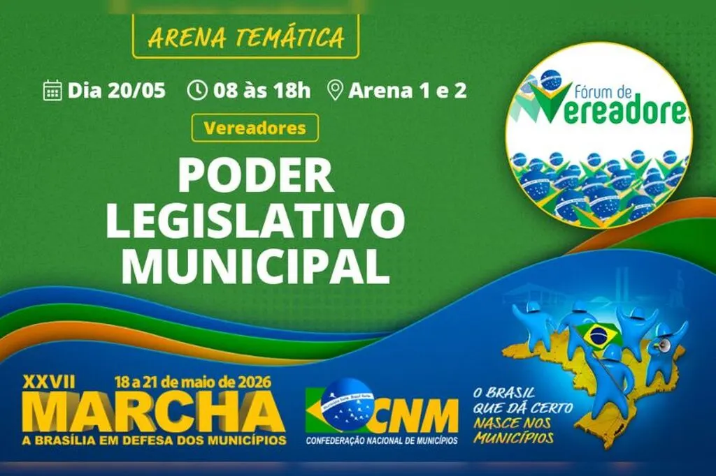 Vereadoras Rubia de Apiúna, Cristina e Patricia de Ascurra participarão da XXVII Marcha a Brasília