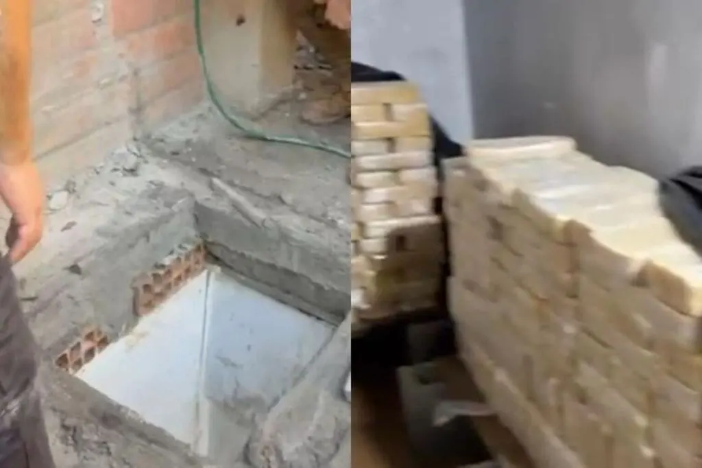 PF encontra bunker com 613 kg de cocaína em galpão usado para tráfico internacional em Blumenau