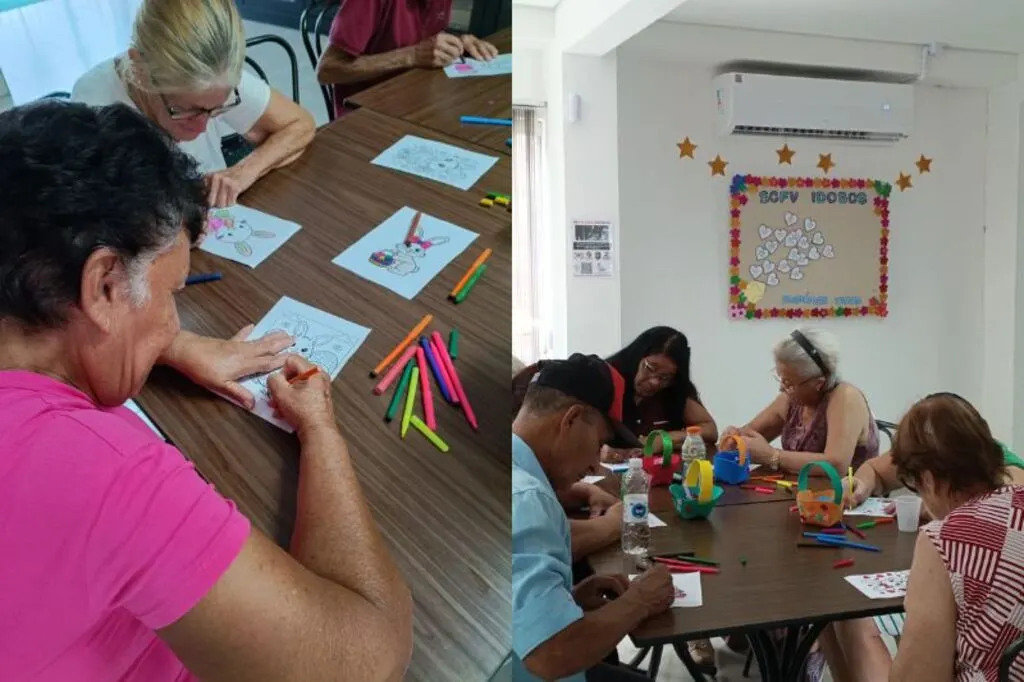 CRAS Seminário Chapecó realiza programação especial de Páscoa para idosos