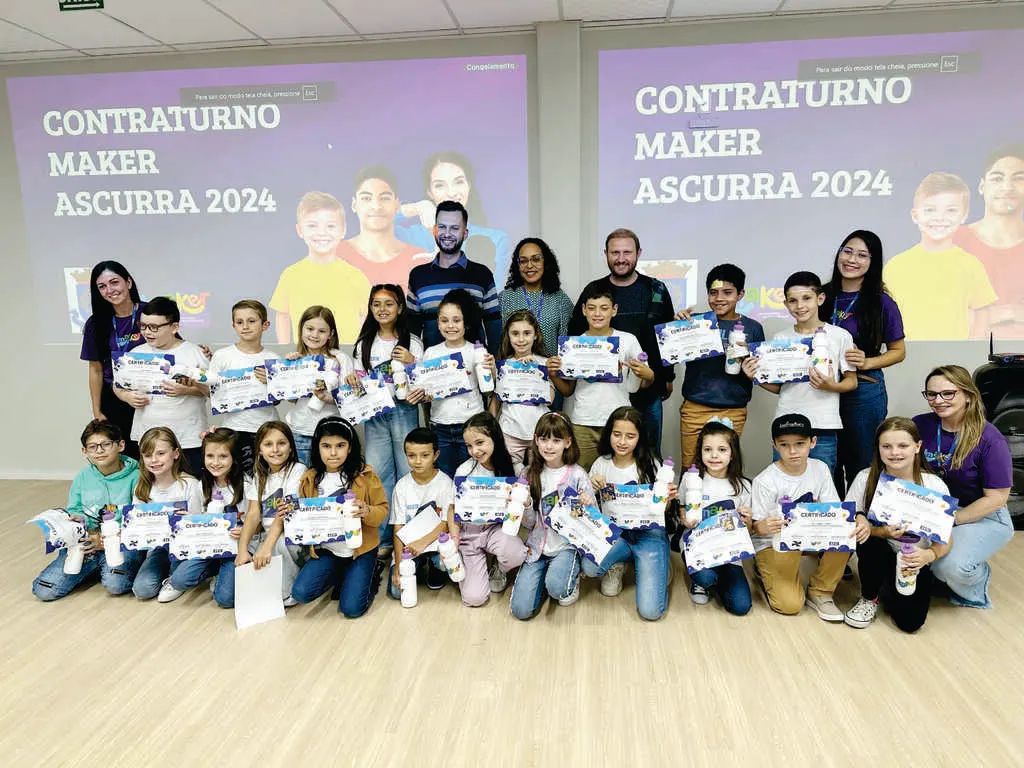 Ascurra forma 70 alunos nas Oficinas de Maker