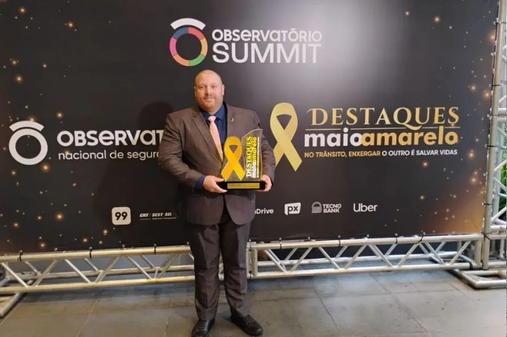 Blumenau vence prêmio Destaques do Maio Amarelo 2026 por ações de educação no trânsito