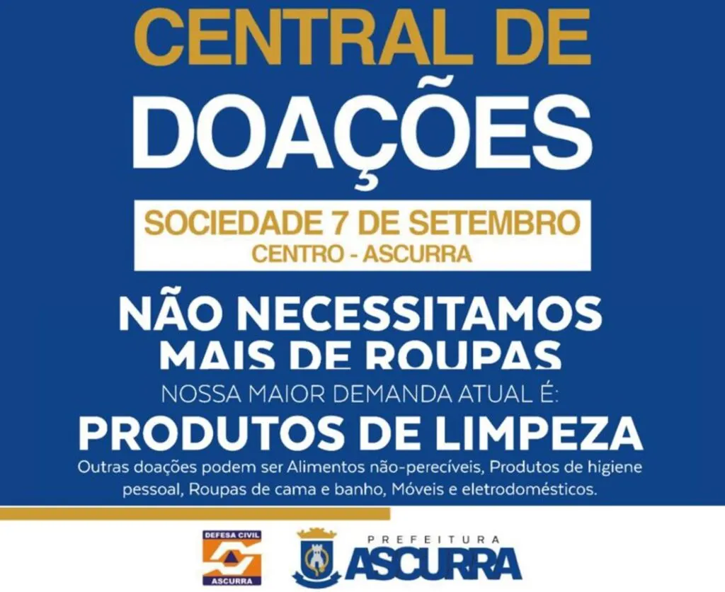 Não necessitamos mais de roupas